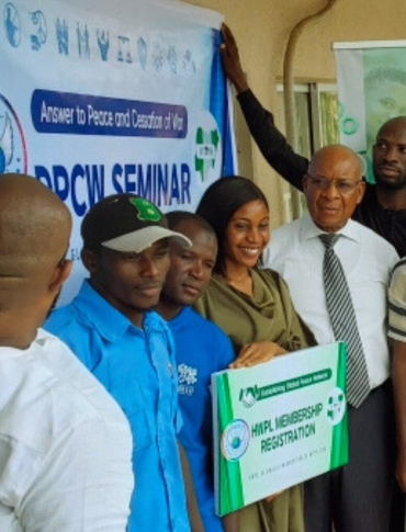 VISIONS FOR NIGERIA FOUNDATION HOLDS PEACE SEMINAR IN PARTNERSHIP WITH HWPL