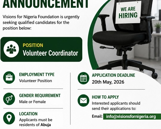 JOB VACANCY !!!