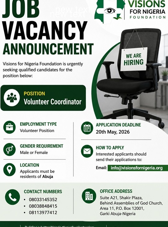 JOB VACANCY !!!