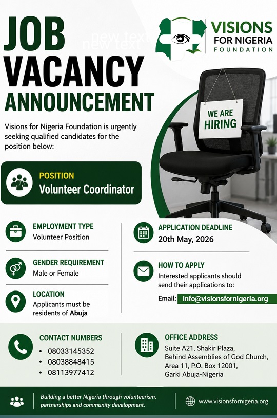 JOB VACANCY !!!